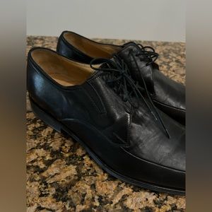 Bruno magli men’s black leather dress shoe